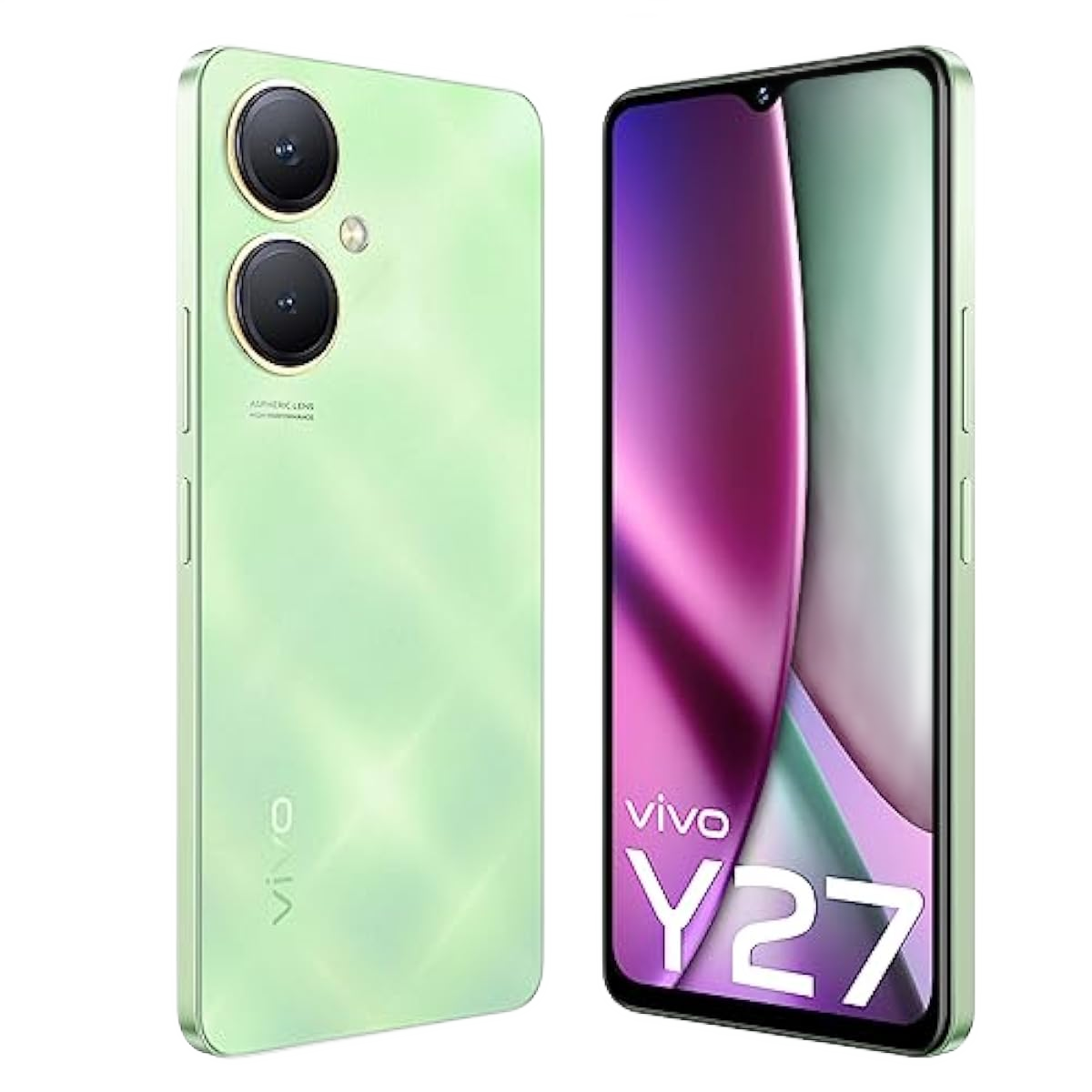 Vivo Y27 (Garden Green, 6GB RAM, 128GB Storage)