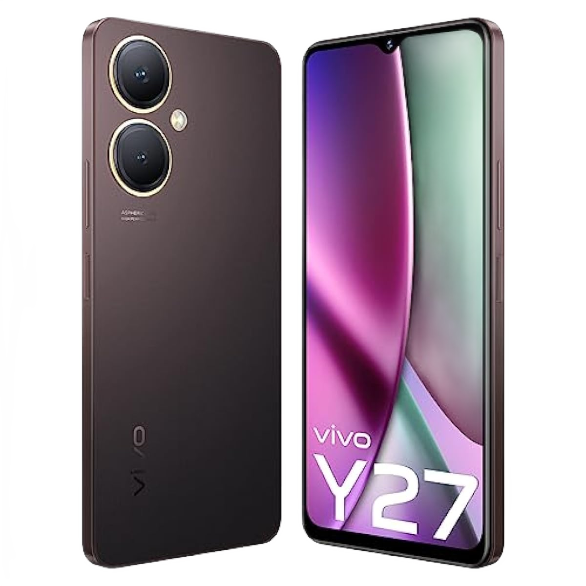 Vivo Y27 (Chocolate Brown, 6GB RAM, 128GB Storage)