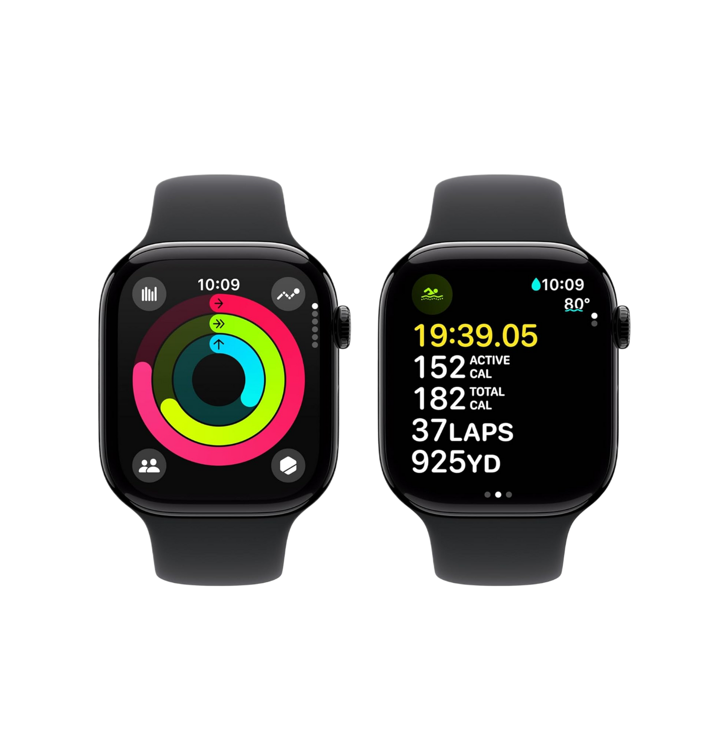 Apple Watch Series 10 (64mm) – Jet Black | GPS