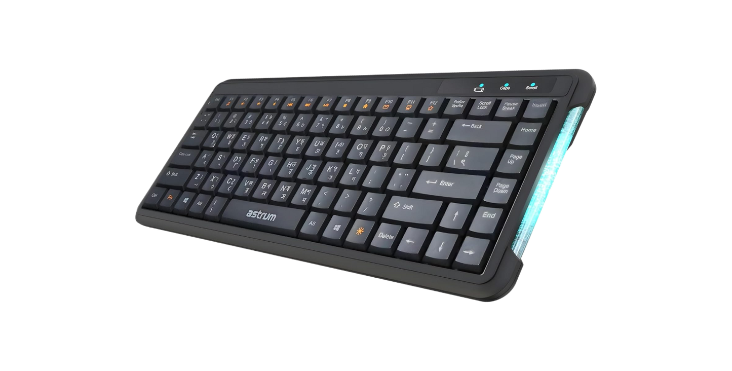 Astrum KW210 Wireless Mini Keyboard & Mouse Combo – 2.4GHz (A81521-BB)