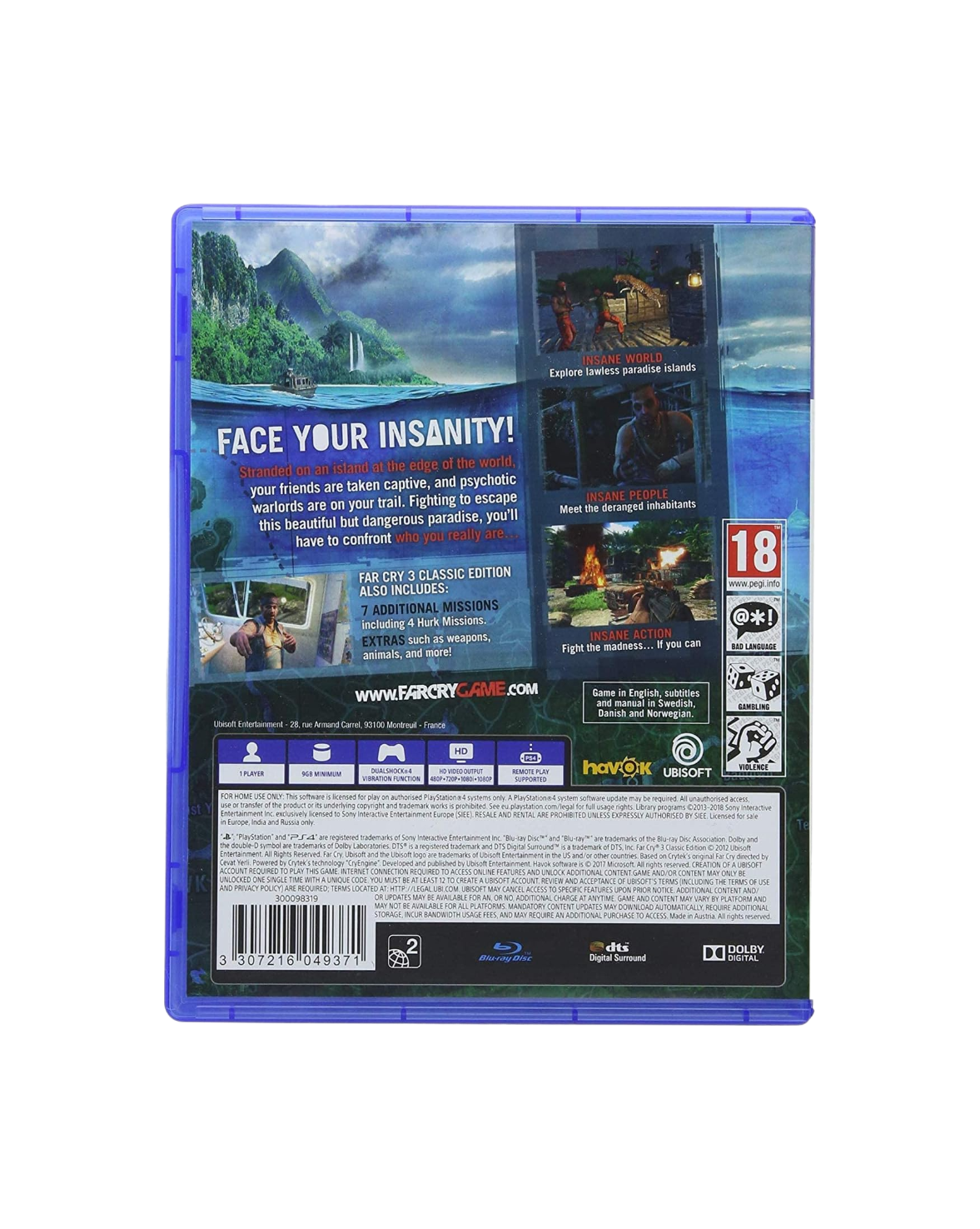 Far Cry 3: Remastered HD Classic Edition – PlayStation 4