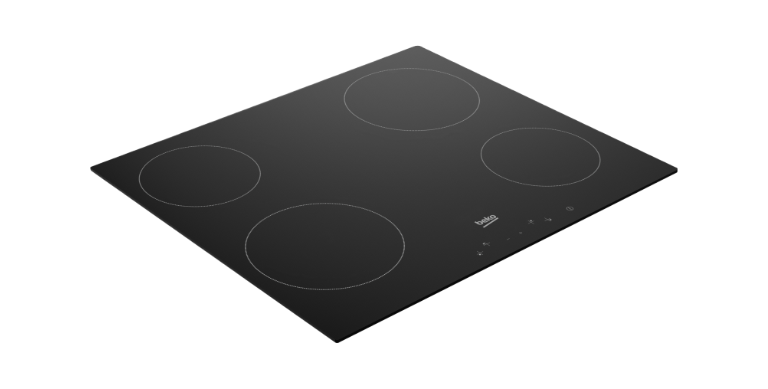 Beko HIC 64401 60cm Vitroceramic Cooking Hob – 4 Zones, Touch Control, Black