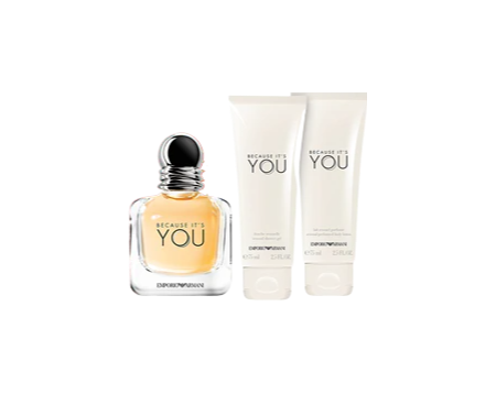 Emporio Armani “Because It's You” Gift Set (50 ml EDP + 75 ml Body Lotion)