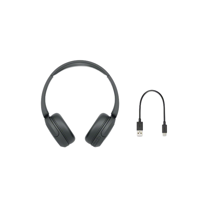 Sony WH-CH520 Wireless Headphones – Black | Lightweight