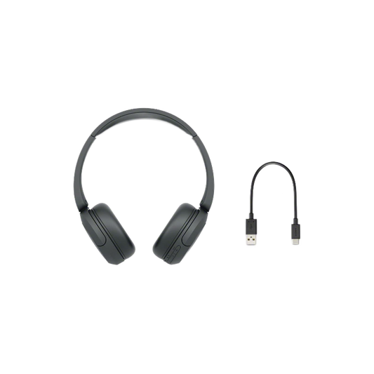 Sony WH-CH520 Wireless Headphones – Black | Lightweight