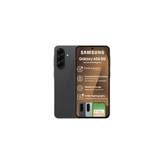 Samsung Galaxy A56 5G (Black, Sealed in Box)