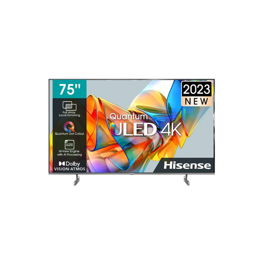 Hisense 75" U6K 4K Smart ULED TV with Quantum Dot & HDR