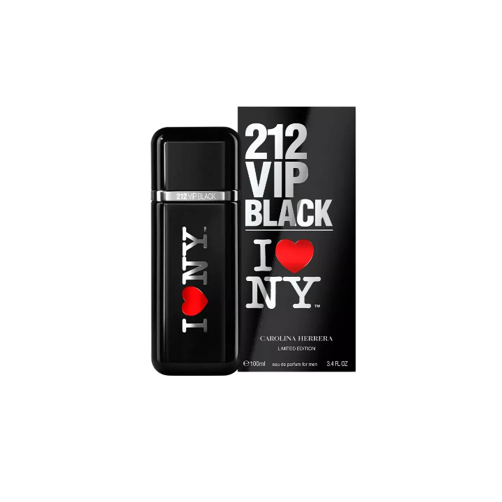 Carolina Herrera 212 VIP Black I Love NY Eau De Parfum – 3.4 oz / 100 ml
