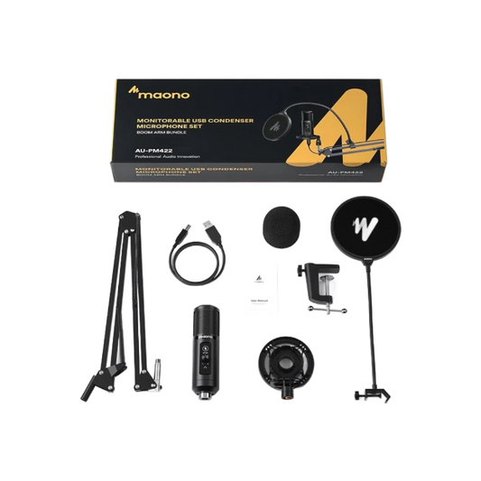 MAONO PM422 Podcast USB Microphone Plug & Play