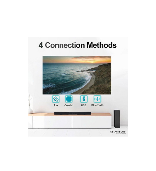 Supersonic 2.1 Bluetooth Soundbar SAV-101D