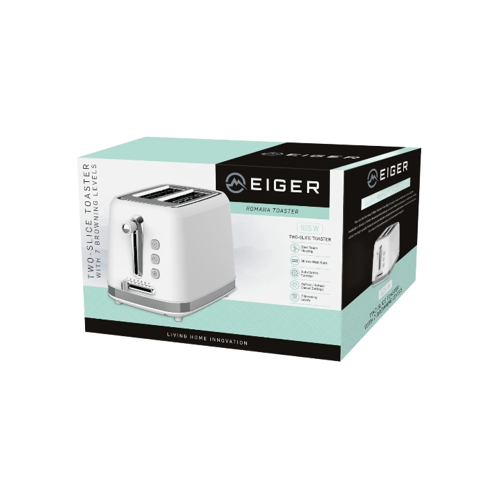 Eiger 2-Slice Signature Series Toaster (Stainless Steel) | EG-SSTS201