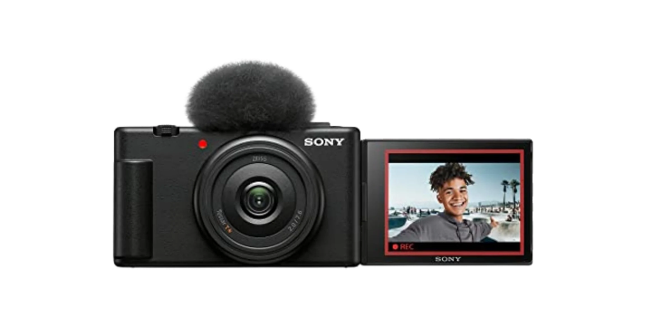 Sony ZV-1F Vlog Camera – 20.1MP 4K Vlogging Camera for Content Creators | Black