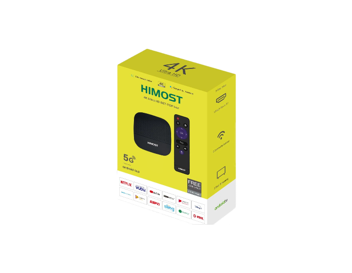 HiMost A1 4K HDR TV Box 5G Wi-Fi – YouTube, Wireless Streaming
