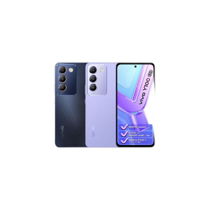 Vivo Y100A 5G (Metal Black, 8GB RAM, 128GB Storage)