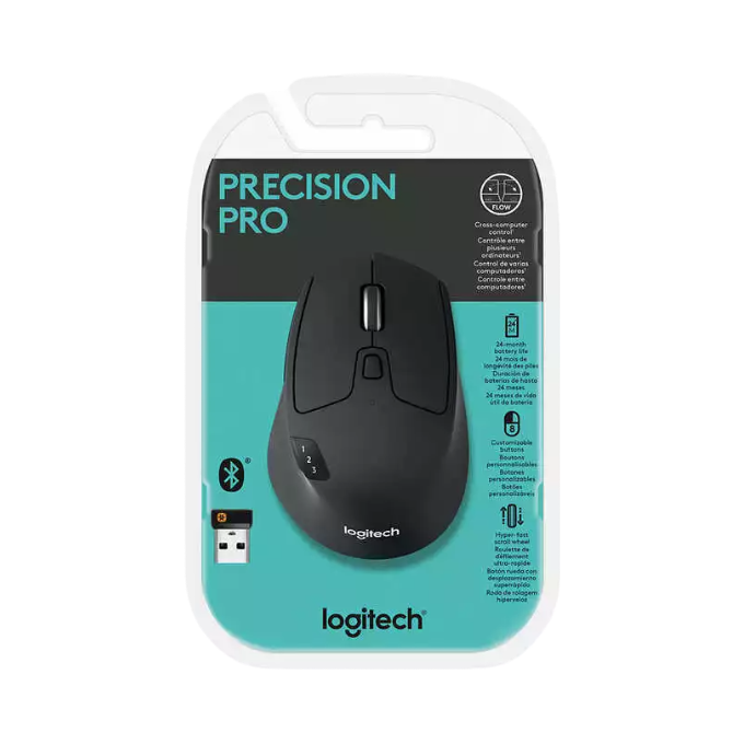 Logitech M720 Triathlon Precision Pro Wireless Bluetooth Mouse