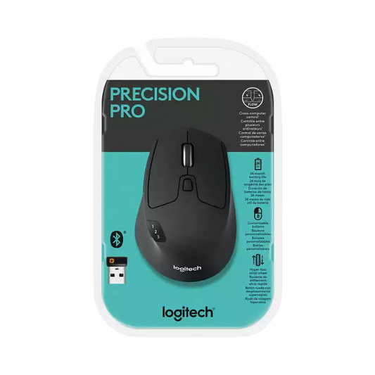 Logitech M720 Triathlon Precision Pro Wireless Bluetooth Mouse