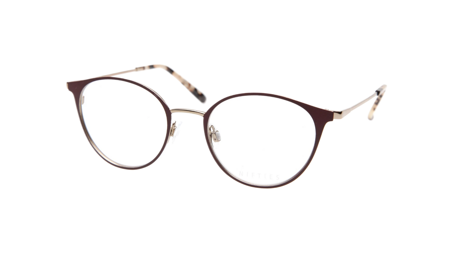 Lupo & Co – Cat-Eye Optical Frame – Rose Gold
