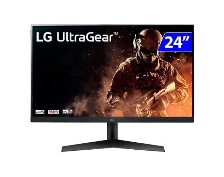 LG UltraGear 24GN60R – 24" FHD IPS Monitor | 144Hz | 1ms (Brand New)
