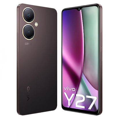 Vivo Y27 (Chocolate Brown, 6GB RAM, 128GB Storage)