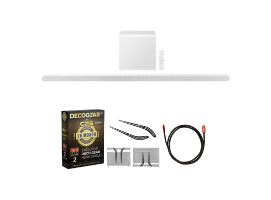 Samsung HW-S801D 3.1.2ch Wireless Soundbar – Dolby Atmos | White (2024 Bundle)