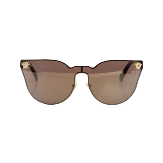 Versace 2120 Medusa Icon Cat-Eye Sunglasses – Gold-Tone & Black