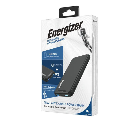 Energizer Power Bank 10000mAh Black UE10052PQ_BK
