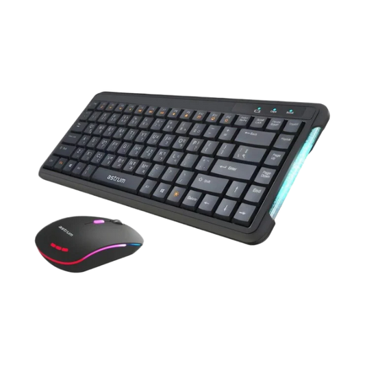 Astrum KW210 Wireless Mini Keyboard & Mouse Combo – 2.4GHz (A81521-BB)
