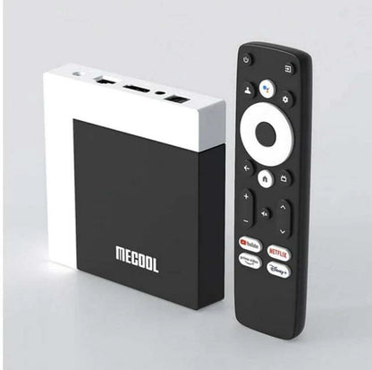 MECOOL Android TV Box 11.0, MECOOL KM7 Plus Smart TV Box 4K HDR 2GB 16GB Support 2.4G/5.0G/BT 5.0/AV1 Google TV Remote Streaming Media Player with Amlogic S905Y4 Netflix Google Assistant Dolby Atmos