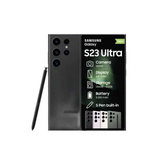 Samsung Galaxy S23 Ultra 5G 256GB Dual Sim-Black