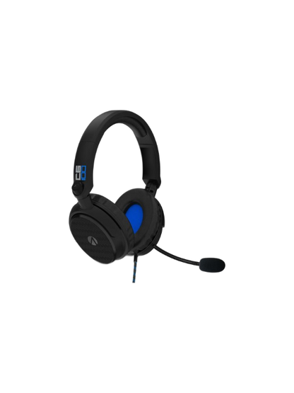 Stealth C6-100 Over-Ear Gaming Headset with Stand - Carbon Edition (Black and Blue)