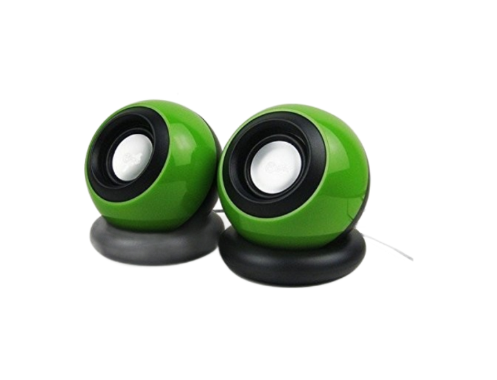 Aevlon™ Mini Digital 2.0 Multimedia USB Speaker Tyre Type (Green) (New)