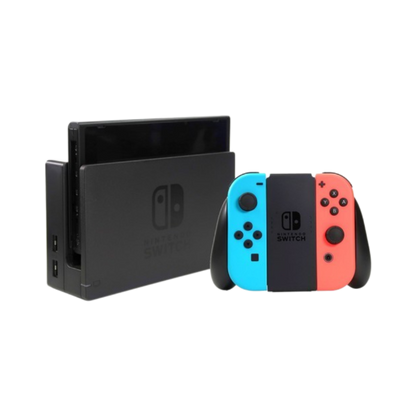 Nintendo Switch Console with Neon Blue & Neon Red Joy-Con (New)
