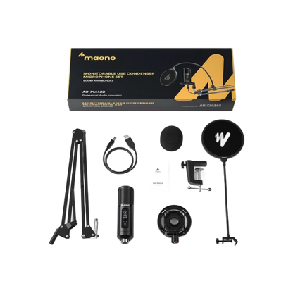 MAONO PM422 Podcast USB Microphone Plug & Play