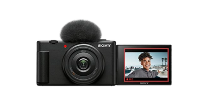 Sony ZV-1F Vlog Camera – 20.1MP 4K Vlogging Camera for Content Creators | Black