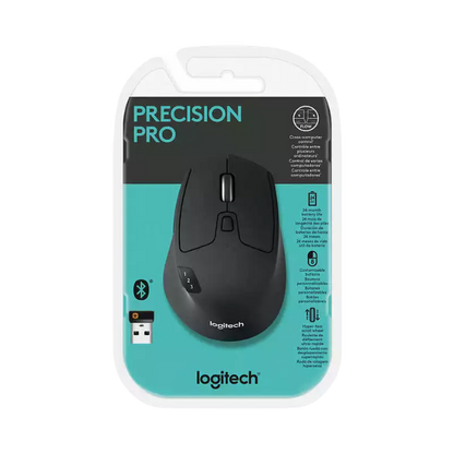 Logitech M720 Triathlon Precision Pro Wireless Bluetooth Mouse