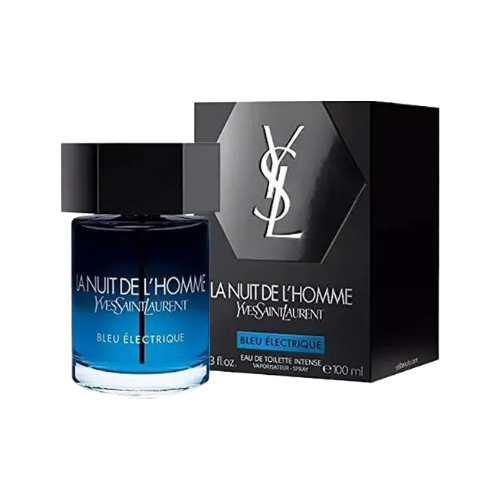 YSL La Nuit de L’Homme Bleu Électrique – 100ml Eau de Toilette Intense Spray