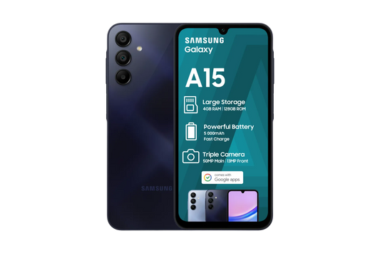 Samsung Galaxy A15 – 128GB | Sleek. Powerful. Reliable